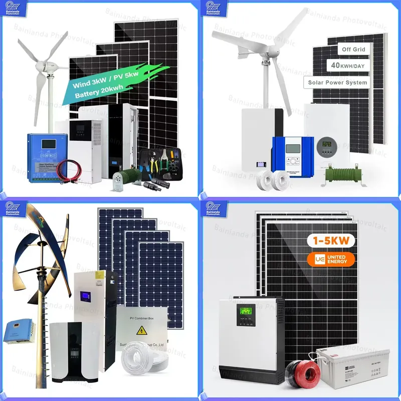 3KW Solar Wind Turbine Generat - Renewable Energy Wind Solar recension och pris