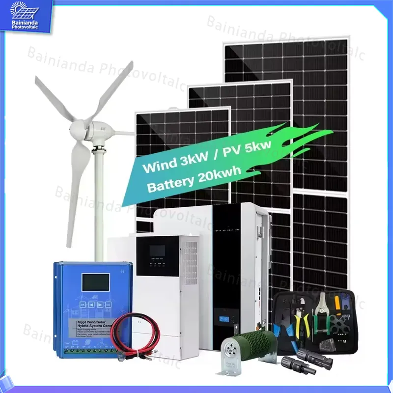 3KW Solar Wind Turbine Generat - Renewable Energy Wind Solar recension och pris