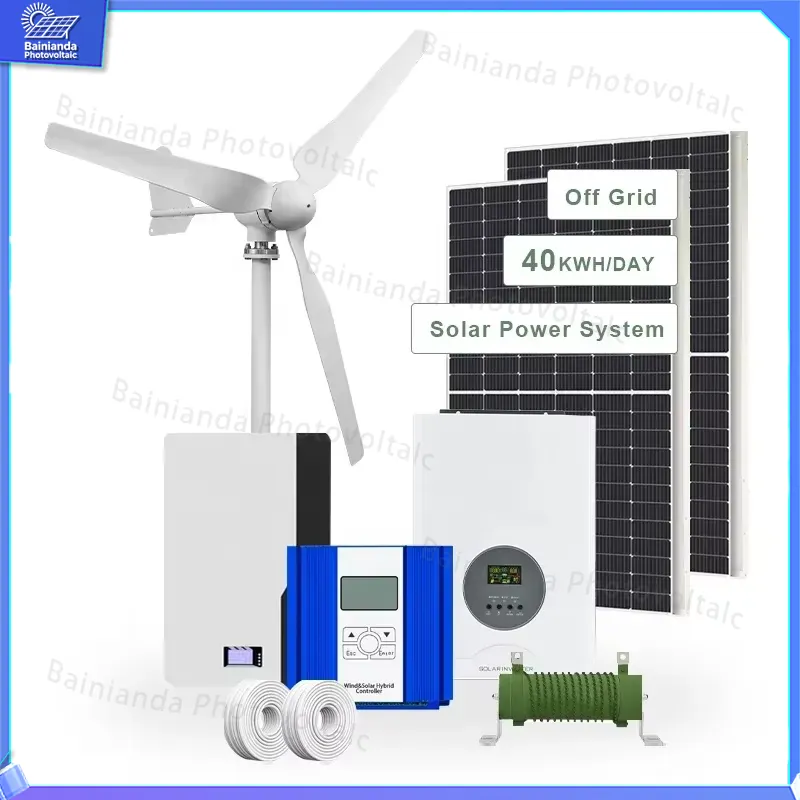 3KW Solar Wind Turbine Generat - Renewable Energy Wind Solar recension och pris