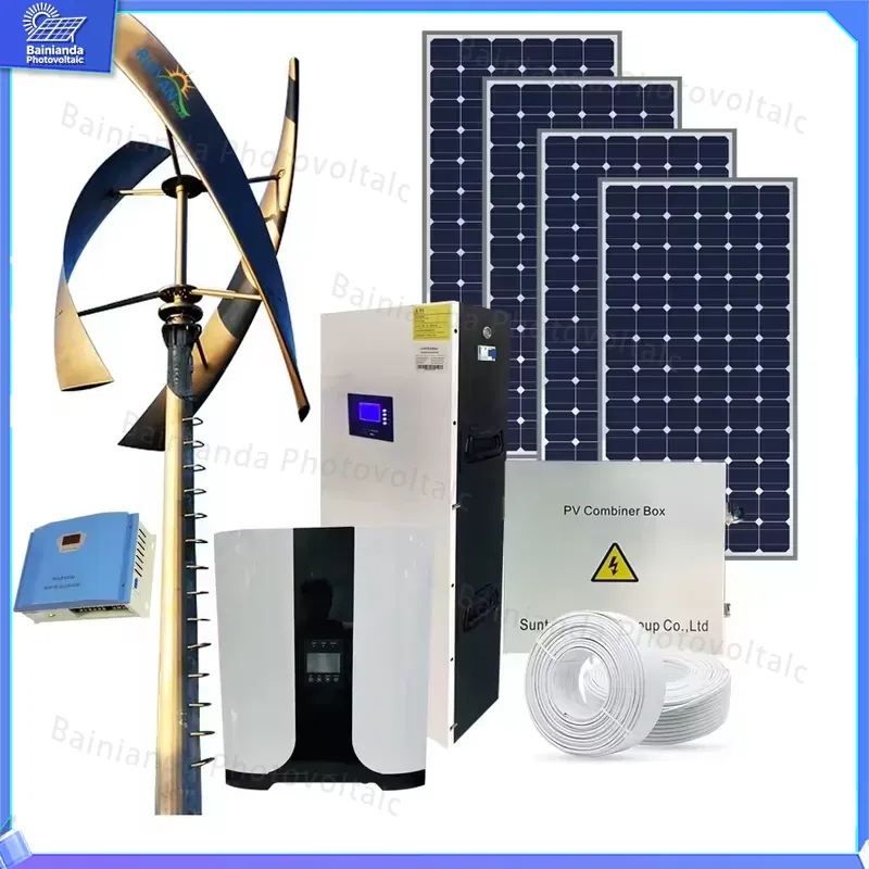 3KW Solar Wind Turbine Generat - Renewable Energy Wind Solar recension och pris