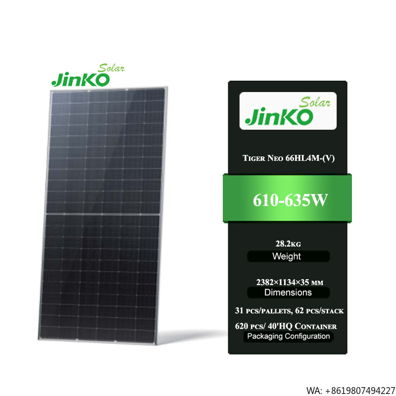 Jinko Tiger Neo 66HL4M-(V) 610 - Jinko Solar Panel N-Type recension och pris