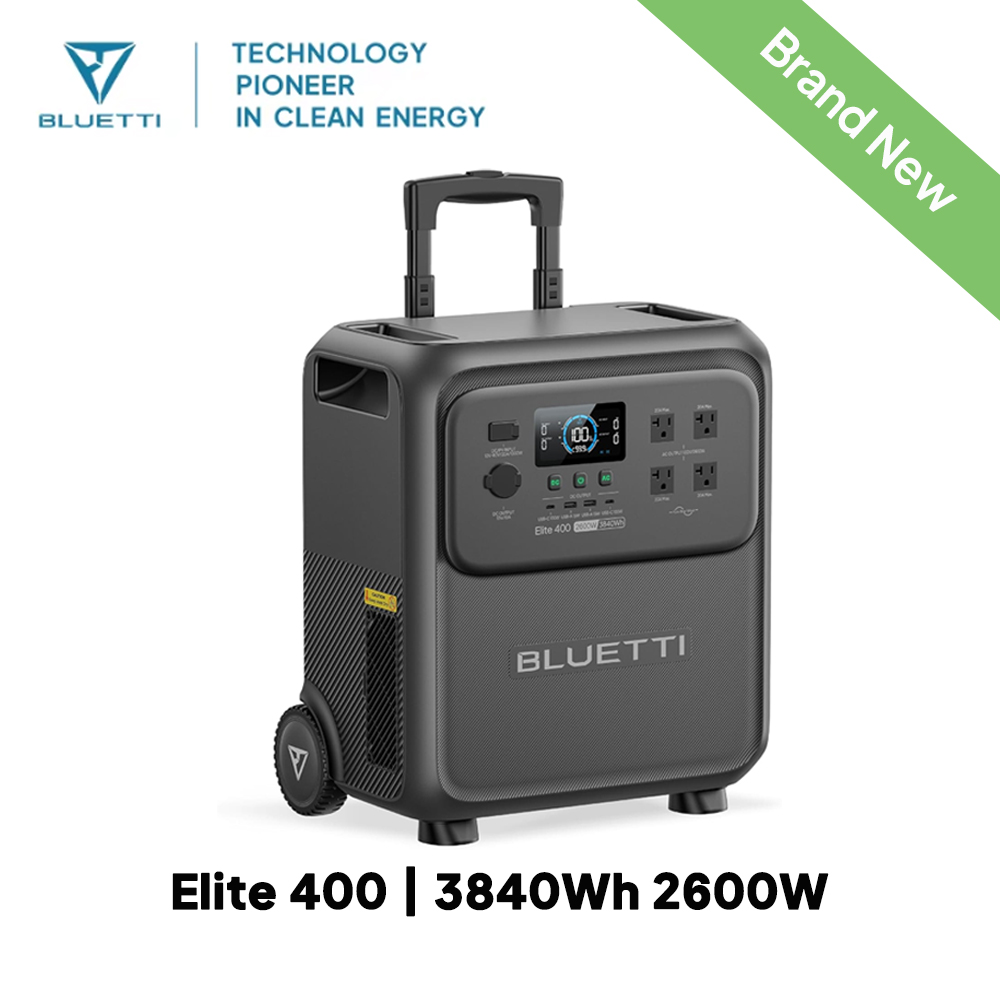 BLUETTI Elite 400 2600W 3840Wh - Lifepo4 Battery Pack recension och pris