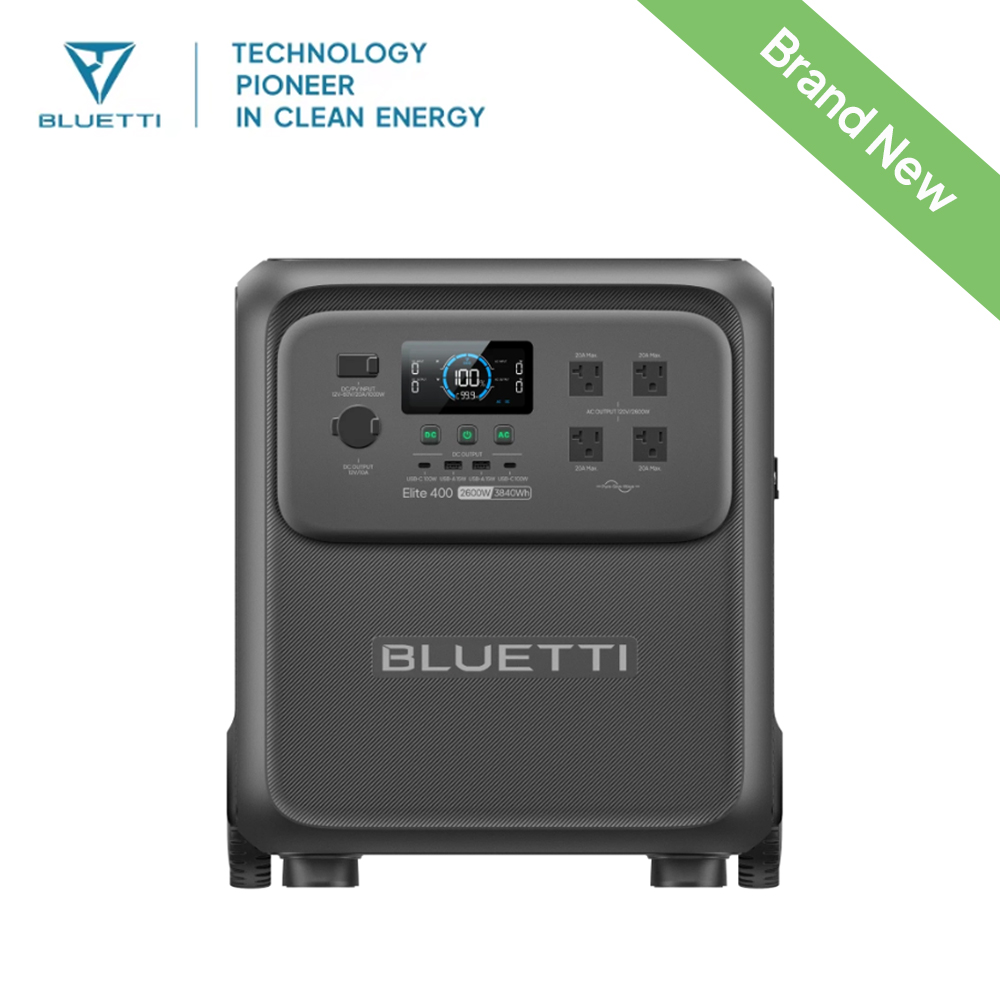 BLUETTI Elite 400 2600W 3840Wh - Lifepo4 Battery Pack recension och pris