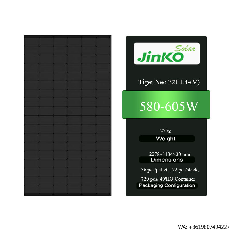 Jinko Tiger Neo 72HL4-(V) 580- - Jinko Solar Panel N-Type recension och pris