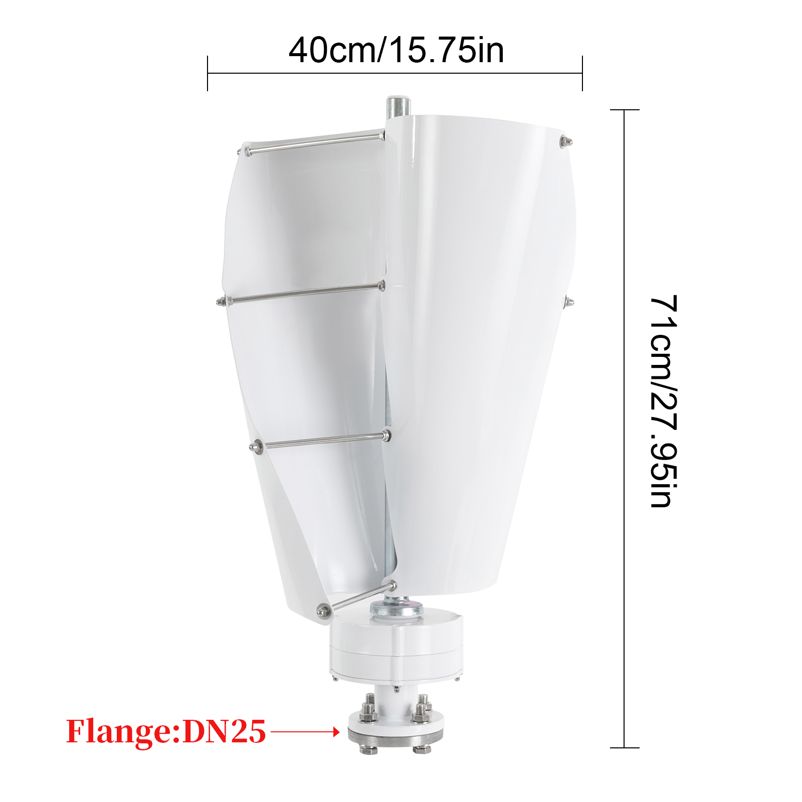 Vertical Axis Wind Turbine Gen - Renewable Energy Us recension och pris